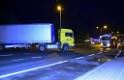 LKW Verfolgung A 3 Rich Oberhausen gestellt mit Nagelbrett Hoehe AS Koeln Dellbrueck P91